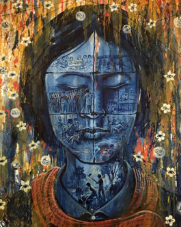 Mónica Almanza – Título: Sin título (Centro Bophanap. Nom Pen, Camboya. Mujer azul)